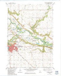 Redwood Falls Minnesota Historical topographic map, 1:24000 scale, 7.5 X 7.5 Minute, Year 1982