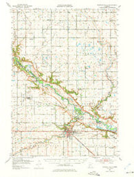 Redwood Falls Minnesota Historical topographic map, 1:62500 scale, 15 X 15 Minute, Year 1952