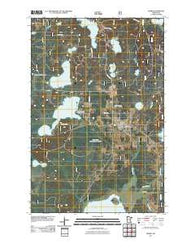 Remer Minnesota Historical topographic map, 1:24000 scale, 7.5 X 7.5 Minute, Year 2011
