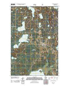 Remer Minnesota Historical topographic map, 1:24000 scale, 7.5 X 7.5 Minute, Year 2011