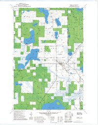 Remer Minnesota Historical topographic map, 1:24000 scale, 7.5 X 7.5 Minute, Year 1971