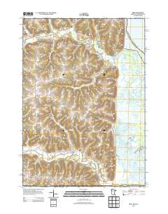 Reno Minnesota Historical topographic map, 1:24000 scale, 7.5 X 7.5 Minute, Year 2013