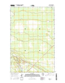 Ridge Minnesota Current topographic map, 1:24000 scale, 7.5 X 7.5 Minute, Year 2016