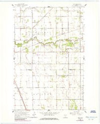 Roan Minnesota Historical topographic map, 1:24000 scale, 7.5 X 7.5 Minute, Year 1961