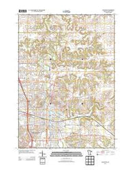 Rochester Minnesota Historical topographic map, 1:24000 scale, 7.5 X 7.5 Minute, Year 2013