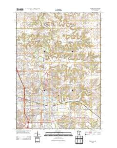 Rochester Minnesota Historical topographic map, 1:24000 scale, 7.5 X 7.5 Minute, Year 2013