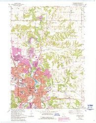 Rochester Minnesota Historical topographic map, 1:24000 scale, 7.5 X 7.5 Minute, Year 1972