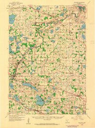 Rockford Minnesota Historical topographic map, 1:62500 scale, 15 X 15 Minute, Year 1958