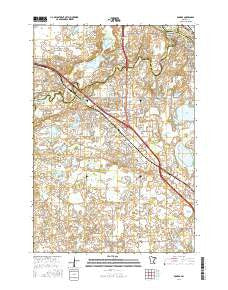 Rogers Minnesota Current topographic map, 1:24000 scale, 7.5 X 7.5 Minute, Year 2016