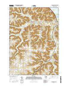 Rollingstone Minnesota Current topographic map, 1:24000 scale, 7.5 X 7.5 Minute, Year 2016