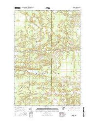 Ronald Minnesota Current topographic map, 1:24000 scale, 7.5 X 7.5 Minute, Year 2016