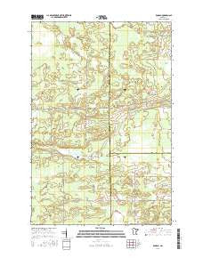 Ronald Minnesota Current topographic map, 1:24000 scale, 7.5 X 7.5 Minute, Year 2016