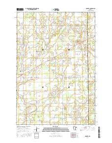 Ronneby Minnesota Current topographic map, 1:24000 scale, 7.5 X 7.5 Minute, Year 2016