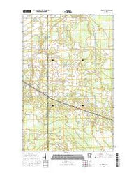 Roosevelt Minnesota Current topographic map, 1:24000 scale, 7.5 X 7.5 Minute, Year 2016