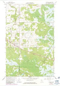 Roosevelt Minnesota Historical topographic map, 1:24000 scale, 7.5 X 7.5 Minute, Year 1967