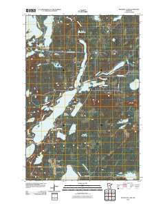Roosevelt Lake Minnesota Historical topographic map, 1:24000 scale, 7.5 X 7.5 Minute, Year 2010
