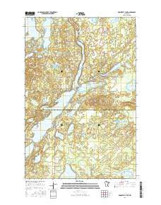 Roosevelt Lake Minnesota Current topographic map, 1:24000 scale, 7.5 X 7.5 Minute, Year 2016