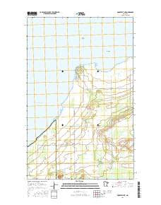 Roosevelt NE Minnesota Current topographic map, 1:24000 scale, 7.5 X 7.5 Minute, Year 2016