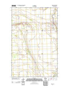 Roseau Minnesota Historical topographic map, 1:24000 scale, 7.5 X 7.5 Minute, Year 2013