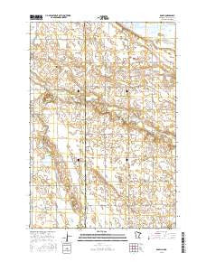Rosen Minnesota Current topographic map, 1:24000 scale, 7.5 X 7.5 Minute, Year 2016