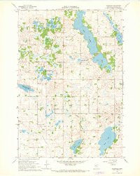 Rosendale Minnesota Historical topographic map, 1:24000 scale, 7.5 X 7.5 Minute, Year 1967