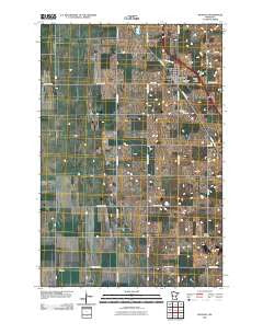 Rothsay Minnesota Historical topographic map, 1:24000 scale, 7.5 X 7.5 Minute, Year 2010