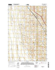 Rothsay Minnesota Current topographic map, 1:24000 scale, 7.5 X 7.5 Minute, Year 2016