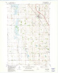 Rothsay Minnesota Historical topographic map, 1:24000 scale, 7.5 X 7.5 Minute, Year 1981