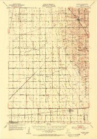 Rothsay Minnesota Historical topographic map, 1:62500 scale, 15 X 15 Minute, Year 1951