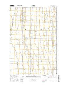 Rothsay NW Minnesota Current topographic map, 1:24000 scale, 7.5 X 7.5 Minute, Year 2016