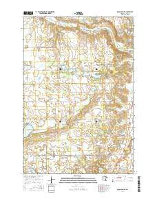Round Prairie Minnesota Current topographic map, 1:24000 scale, 7.5 X 7.5 Minute, Year 2016