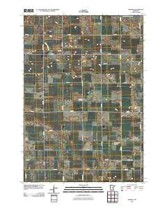 Rowena Minnesota Historical topographic map, 1:24000 scale, 7.5 X 7.5 Minute, Year 2010