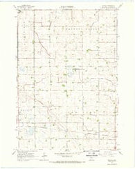 Rowena Minnesota Historical topographic map, 1:24000 scale, 7.5 X 7.5 Minute, Year 1967