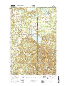 Roy Lake Minnesota Current topographic map, 1:24000 scale, 7.5 X 7.5 Minute, Year 2016