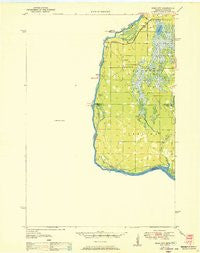 Rush City Minnesota Historical topographic map, 1:48000 scale, 15 X 15 Minute, Year 1950