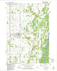 Rush City Minnesota Historical topographic map, 1:24000 scale, 7.5 X 7.5 Minute, Year 1983
