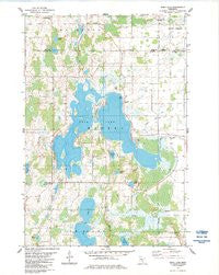 Rush Lake Minnesota Historical topographic map, 1:24000 scale, 7.5 X 7.5 Minute, Year 1983