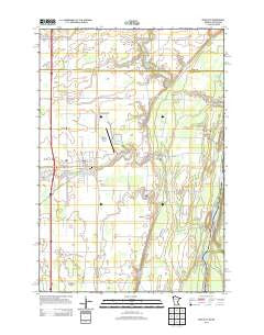 Rush City Minnesota Historical topographic map, 1:24000 scale, 7.5 X 7.5 Minute, Year 2013