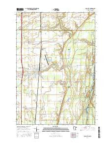 Rush City Minnesota Current topographic map, 1:24000 scale, 7.5 X 7.5 Minute, Year 2016