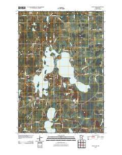 Rush Lake Minnesota Historical topographic map, 1:24000 scale, 7.5 X 7.5 Minute, Year 2010