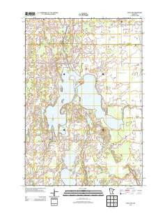 Rush Lake Minnesota Historical topographic map, 1:24000 scale, 7.5 X 7.5 Minute, Year 2013