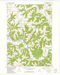 Rushford East Minnesota Historical topographic map, 1:24000 scale, 7.5 X 7.5 Minute, Year 1980