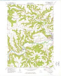 Rushford West Minnesota Historical topographic map, 1:24000 scale, 7.5 X 7.5 Minute, Year 1974