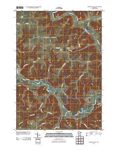 Rushford East Minnesota Historical topographic map, 1:24000 scale, 7.5 X 7.5 Minute, Year 2010