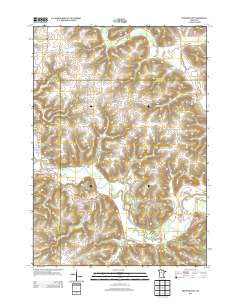 Rushford East Minnesota Historical topographic map, 1:24000 scale, 7.5 X 7.5 Minute, Year 2013