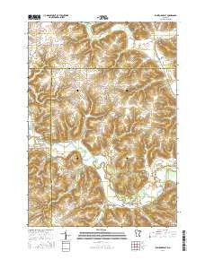 Rushford East Minnesota Current topographic map, 1:24000 scale, 7.5 X 7.5 Minute, Year 2016