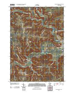 Rushford West Minnesota Historical topographic map, 1:24000 scale, 7.5 X 7.5 Minute, Year 2010