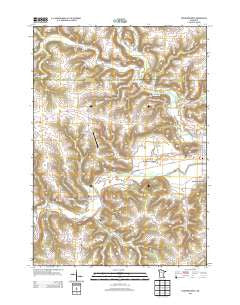 Rushford West Minnesota Historical topographic map, 1:24000 scale, 7.5 X 7.5 Minute, Year 2013
