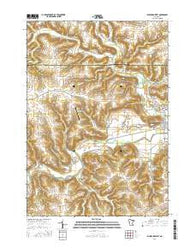 Rushford West Minnesota Current topographic map, 1:24000 scale, 7.5 X 7.5 Minute, Year 2016