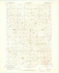 Ruthton NW Minnesota Historical topographic map, 1:24000 scale, 7.5 X 7.5 Minute, Year 1967